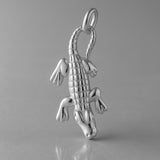 950 Platinum - Swamp Alligator Charm