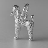 950 Platinum - Poodle Dog Charm