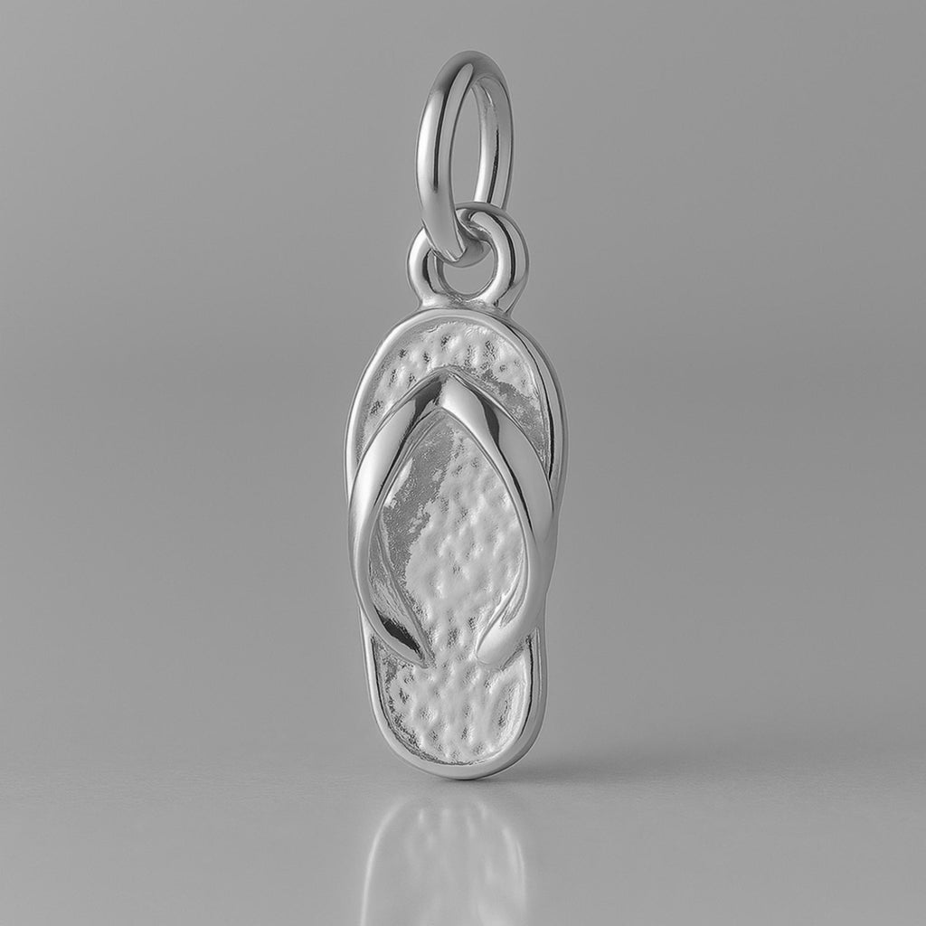 950 Platinum - Flip Flip Thong Charm