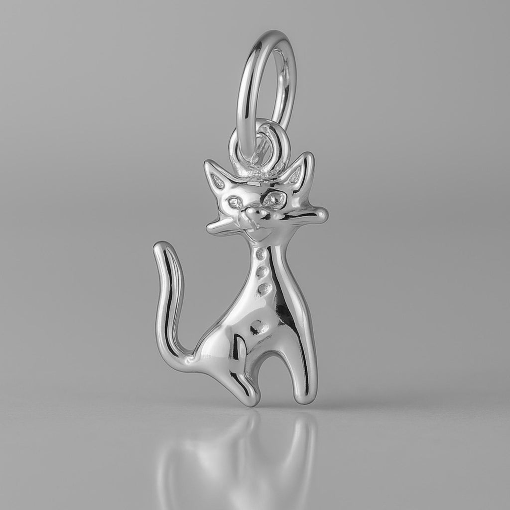 950 Platinum - Atomic era Cat Charm