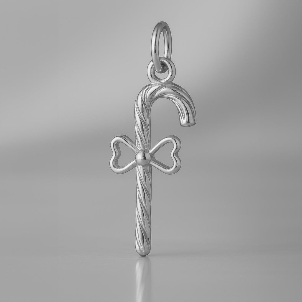 950 Platinum - Candy Cane Charm
