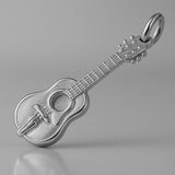 950 Platinum - Acoustic Guitar Charm