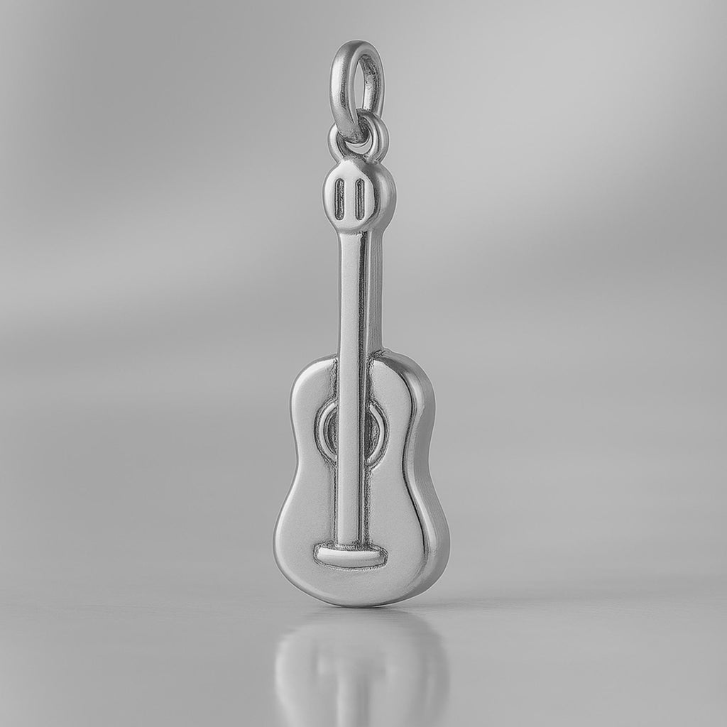 950 Platinum - Minimalist Guitar Charm