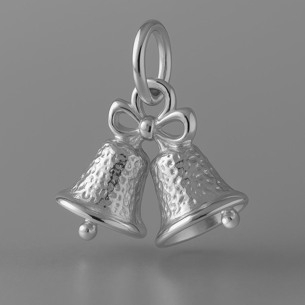 950 Platinum - Christmas Jingle Bells Charm