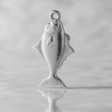 950 Platinum - Flounder Fish Charm