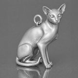 950 Platinum - Colourpoint Shorthair Cat Charm