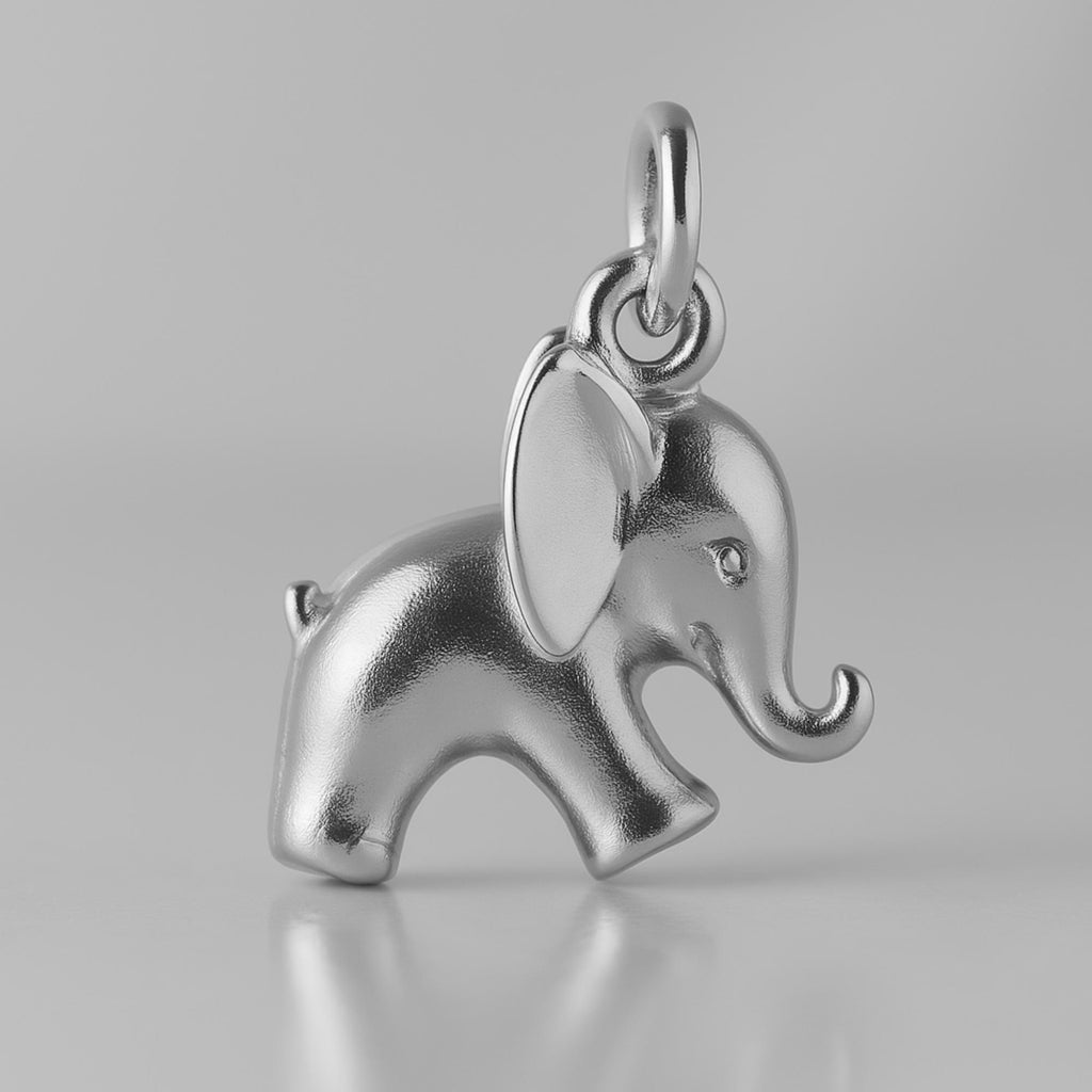 950 Platinum - Baby Elephant Charm