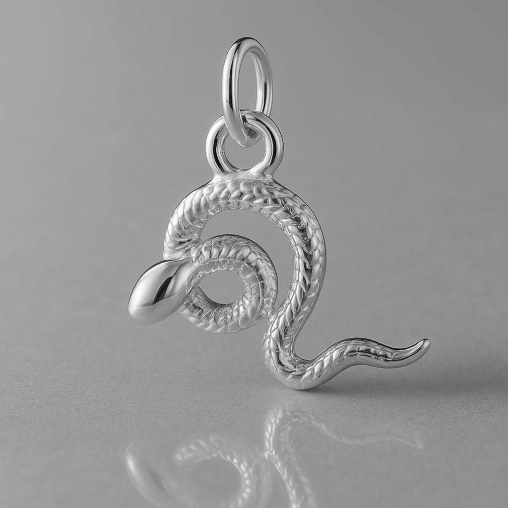 950 Platinum - Jungle Snake Charm