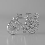 950 Platinum - Vintage Bicycle Charm