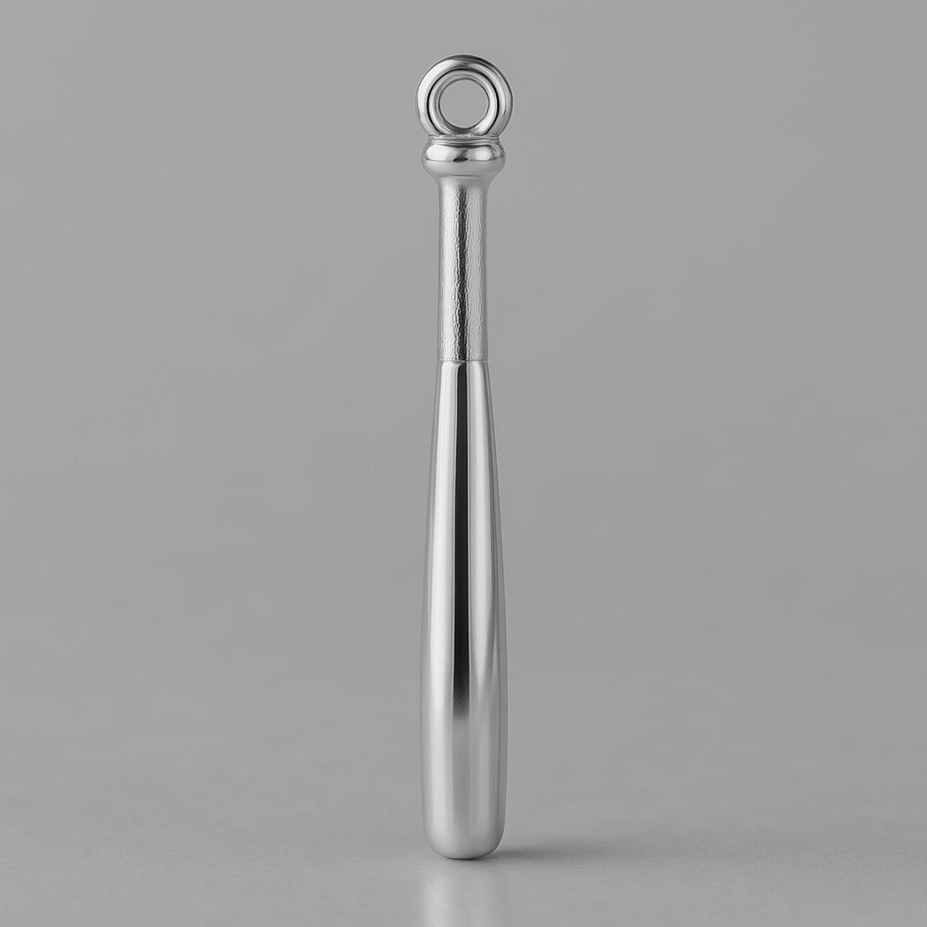 950 Platinum - Baseball Bat Charm