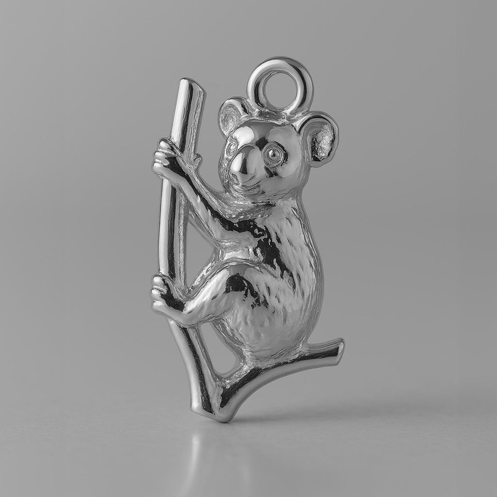 950 Platinum - Perched Koala Charm