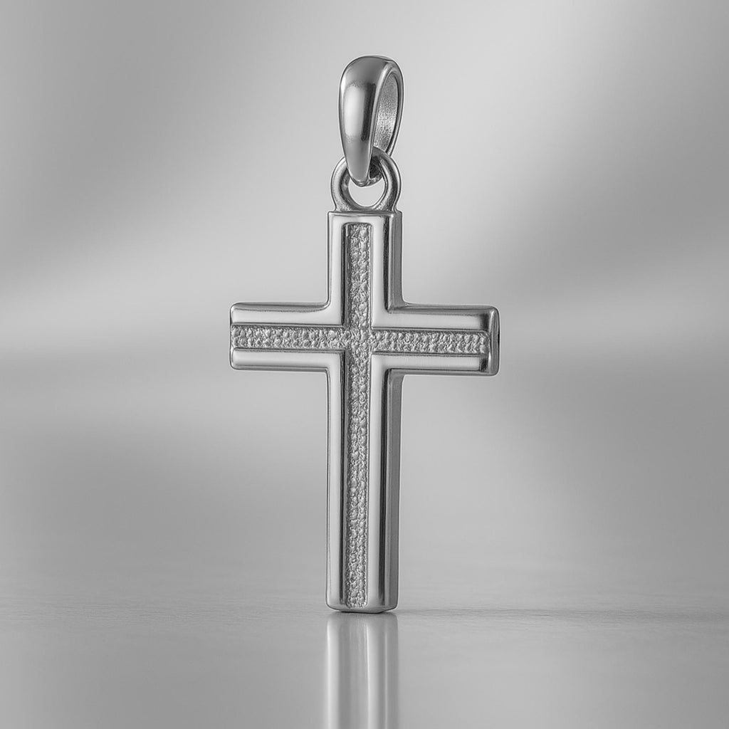 950 Platinum - Heritage Crucifix Charm