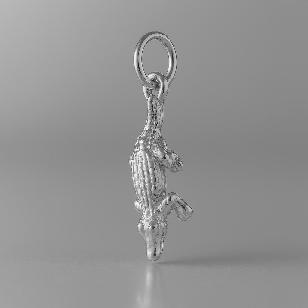 950 Platinum - Freshwater Crocodile Charm