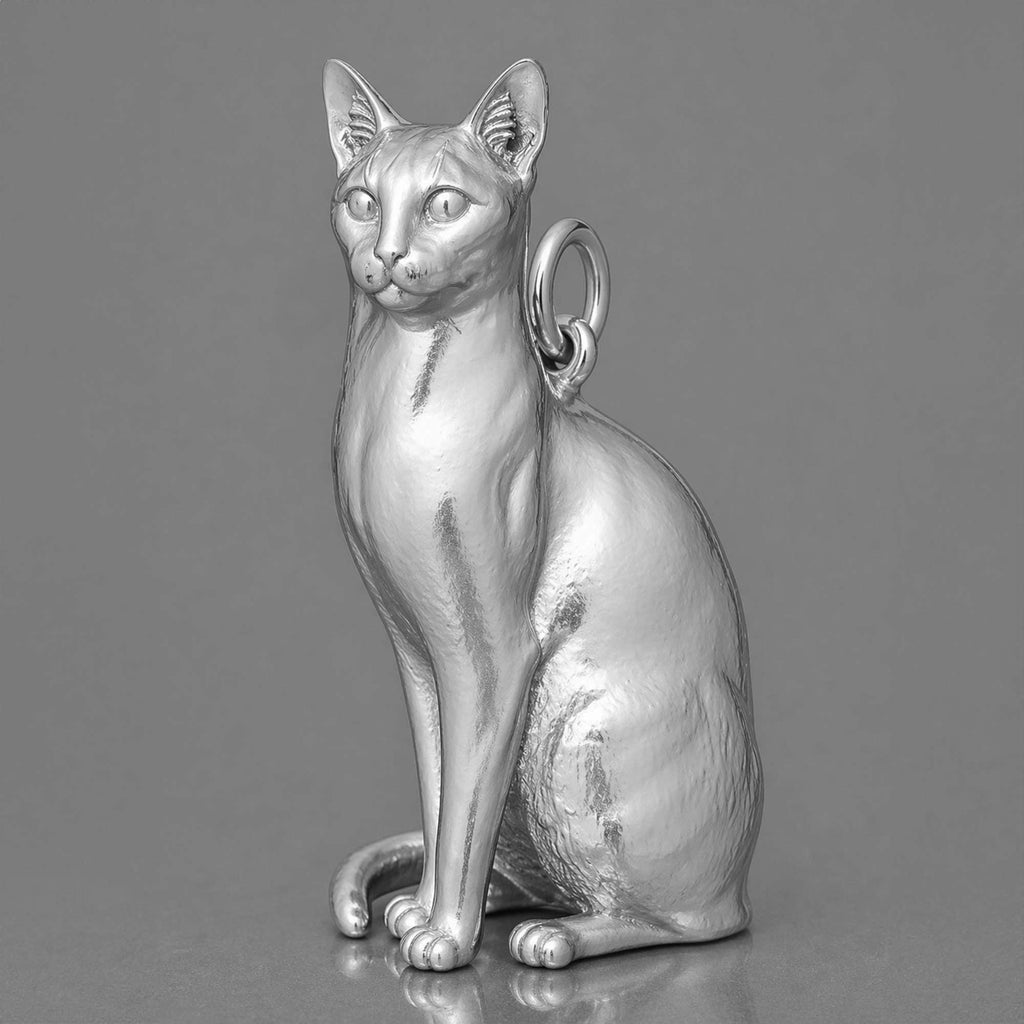 950 Platinum - Singapura Cat Charm
