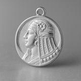 950 Platinum - Moon Goddess Amulet Charm