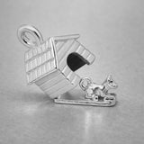 950 Platinum - Dog in Kennel Charm