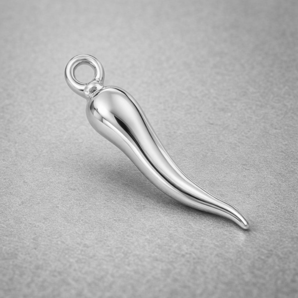950 Platinum - Cornicello Charm