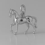 950 Platinum - Classic Show Horse Charm