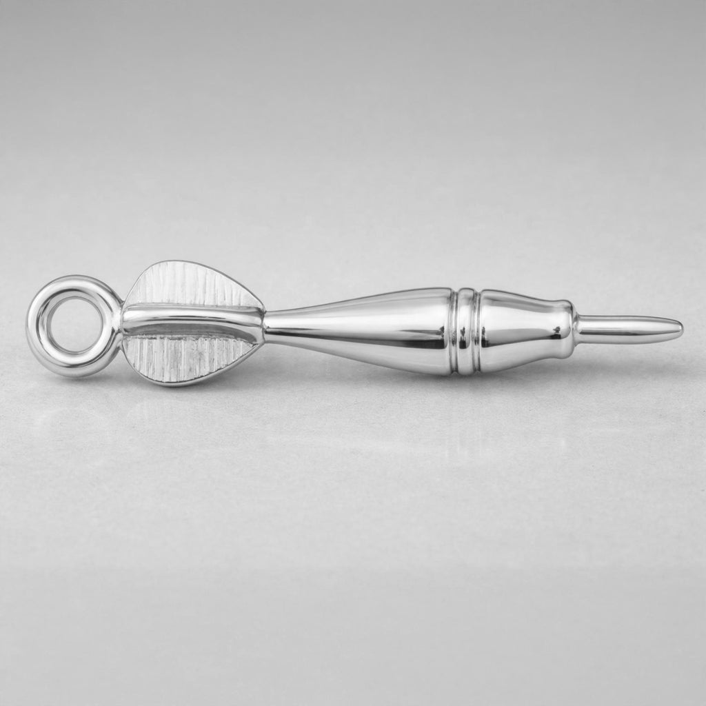950 Platinum - Throwing Dart Charm