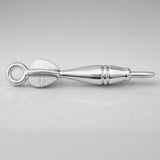 950 Platinum - Throwing Dart Charm