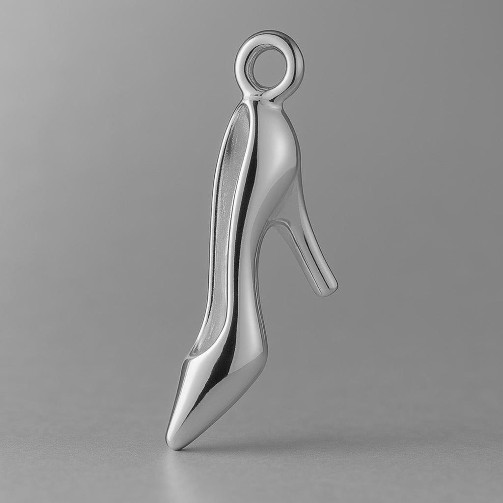 950 Platinum - Classic High Heel Charm