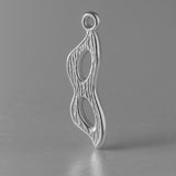 950 Platinum - Masquerade Mask Charm