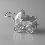 950 Platinum - Victorian Pram Charm