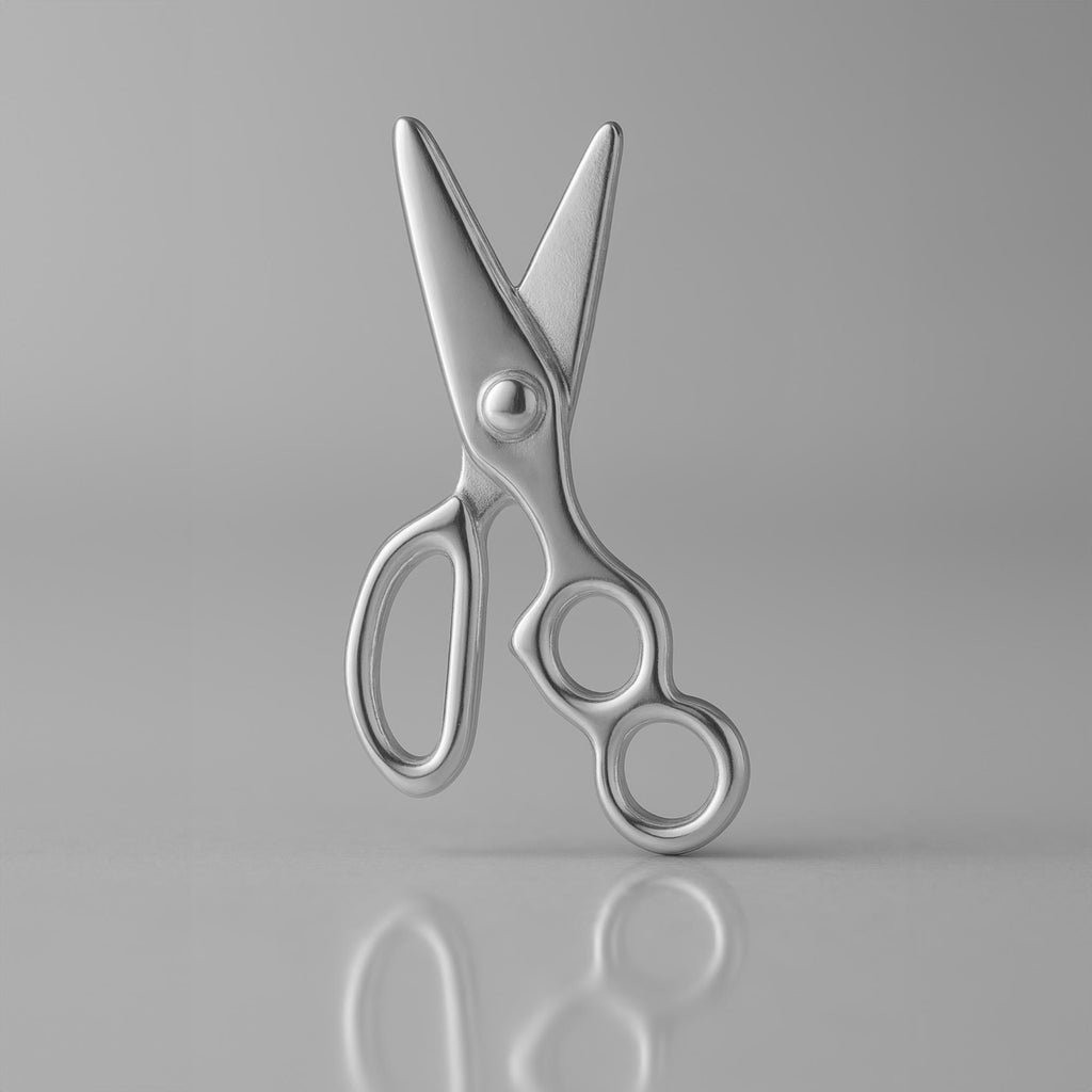 950 Platinum - Hair Stylist Scissors Charm