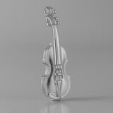 950 Platinum - Classic Violin Charm