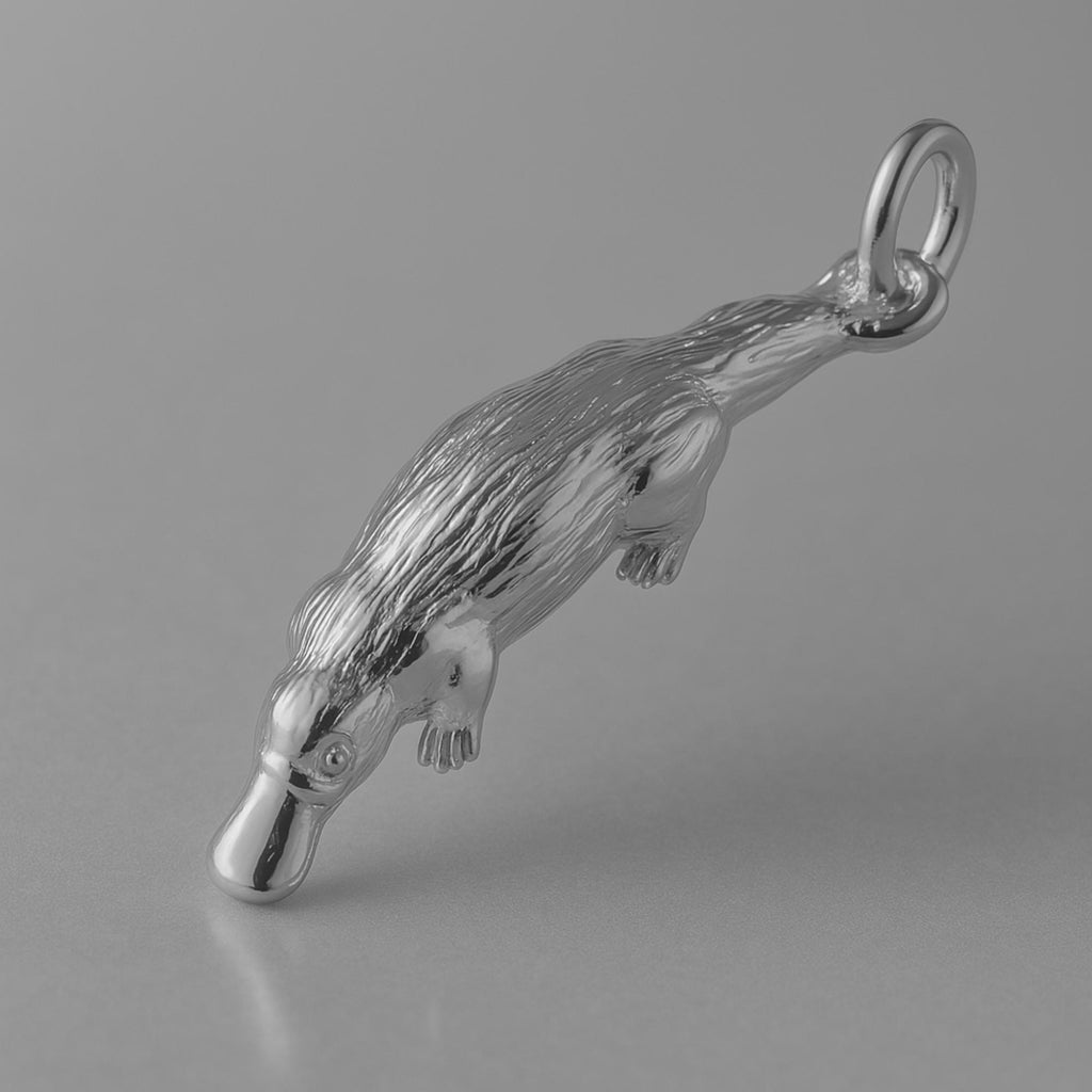 950 Platinum - Australian Platypus Charm
