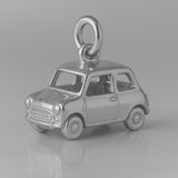 950 Platinum - Retro Mini Car Charm