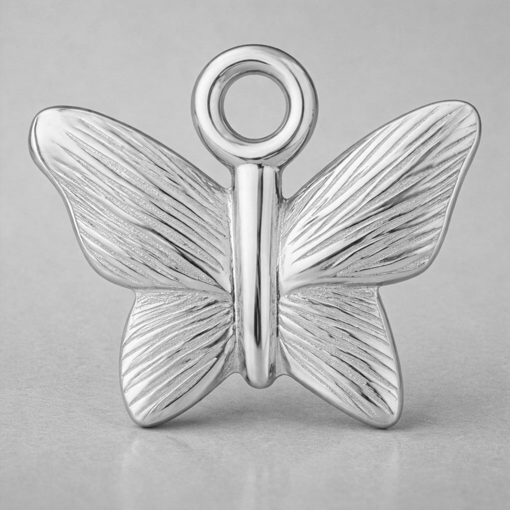 950 Platinum - Dainty Butterfly Charm
