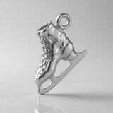 950 Platinum - Classic Ice Skating Boots Charm