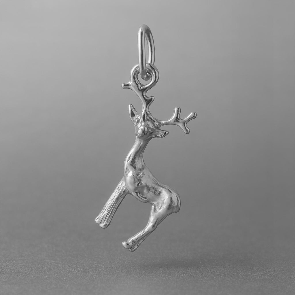 950 Platinum - Tundra Reindeer Charm