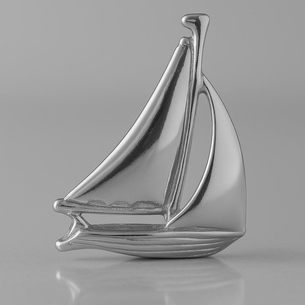 950 Platinum - Sailing Yacht Charm