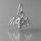 950 Platinum - Halloween Bat Charm