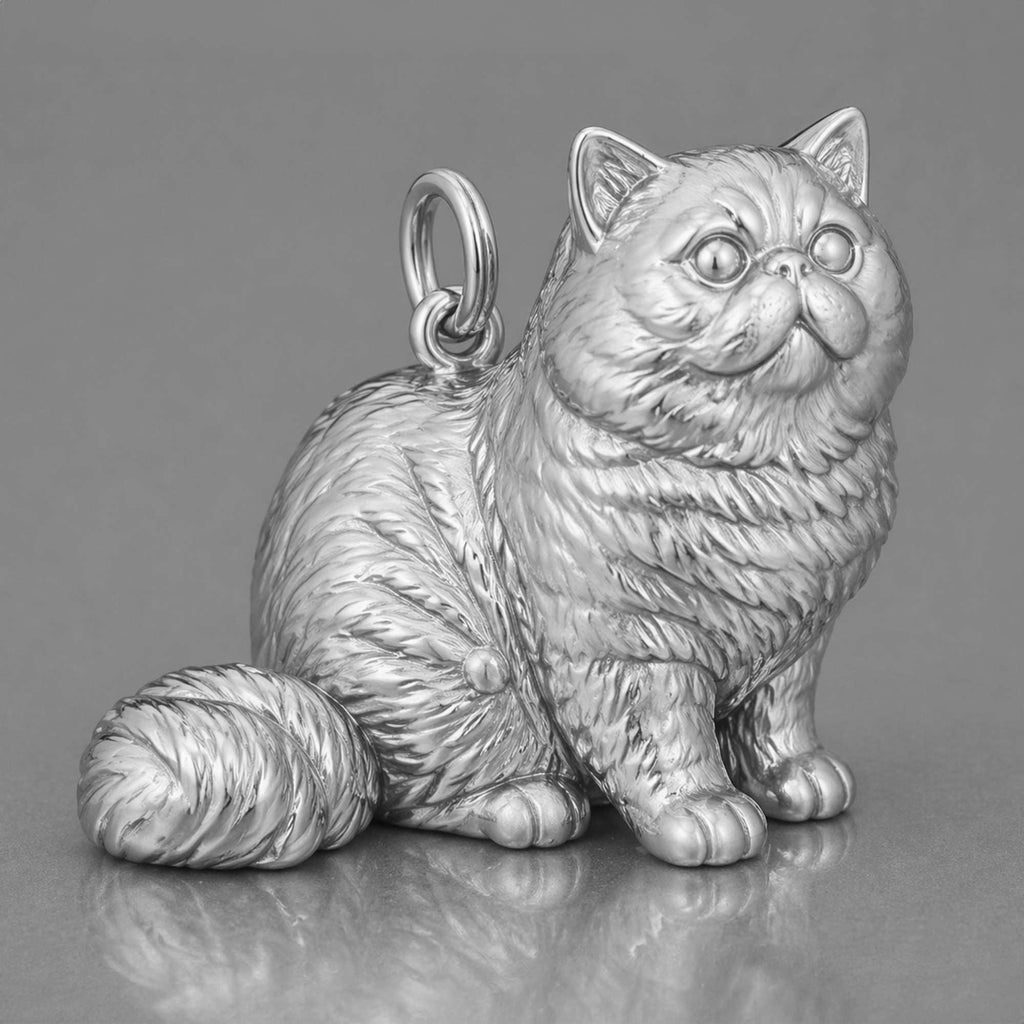 950 Platinum - Exotic Shorthair Cat Charm