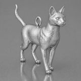 950 Platinum - Havana Brown Cat Charm