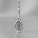 950 Platinum - Wimbledon Tennis Racket Charm