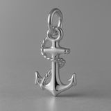 950 Platinum - Roped Anchor Charm