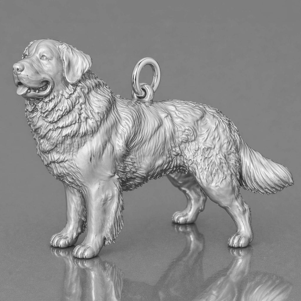 950 Platinum - Bernese Mountain Dog Charm