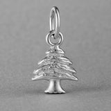 950 Platinum - Mini Christmas Tree Charm
