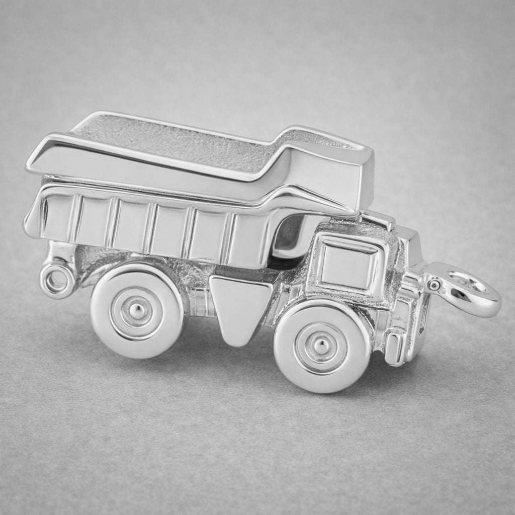 950 Platinum - Tipper Dump Truck Charm