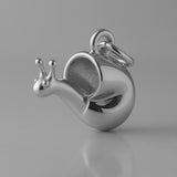 950 Platinum - Garden Snail Charm