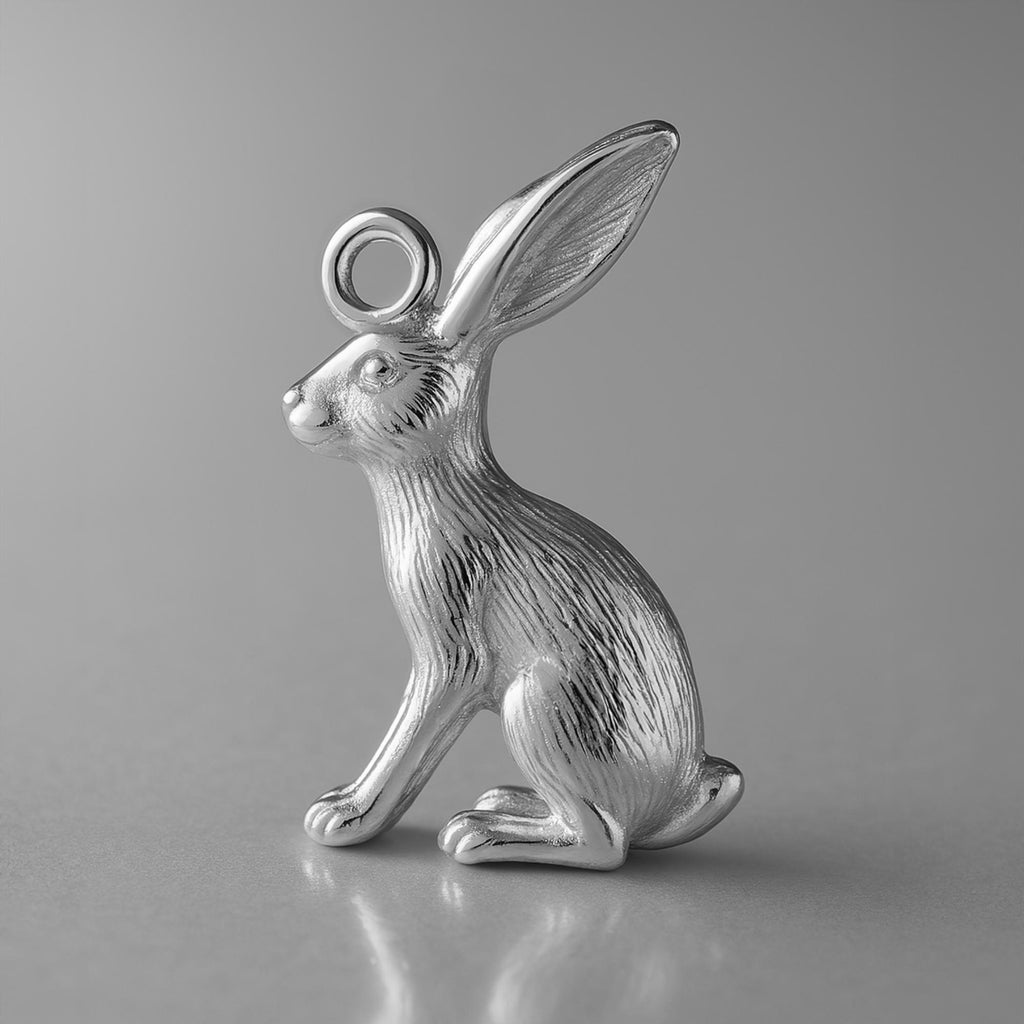 950 Platinum - Scrub Hare Charm