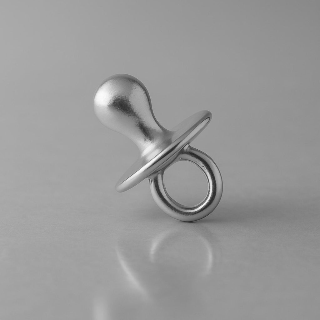 950 Platinum - Vintage Pacifier Charm