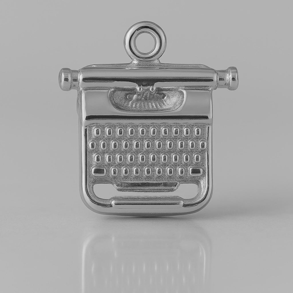 950 Platinum - Classic Typewriter Charm