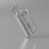 950 Platinum - Classic Golf Bag Charm