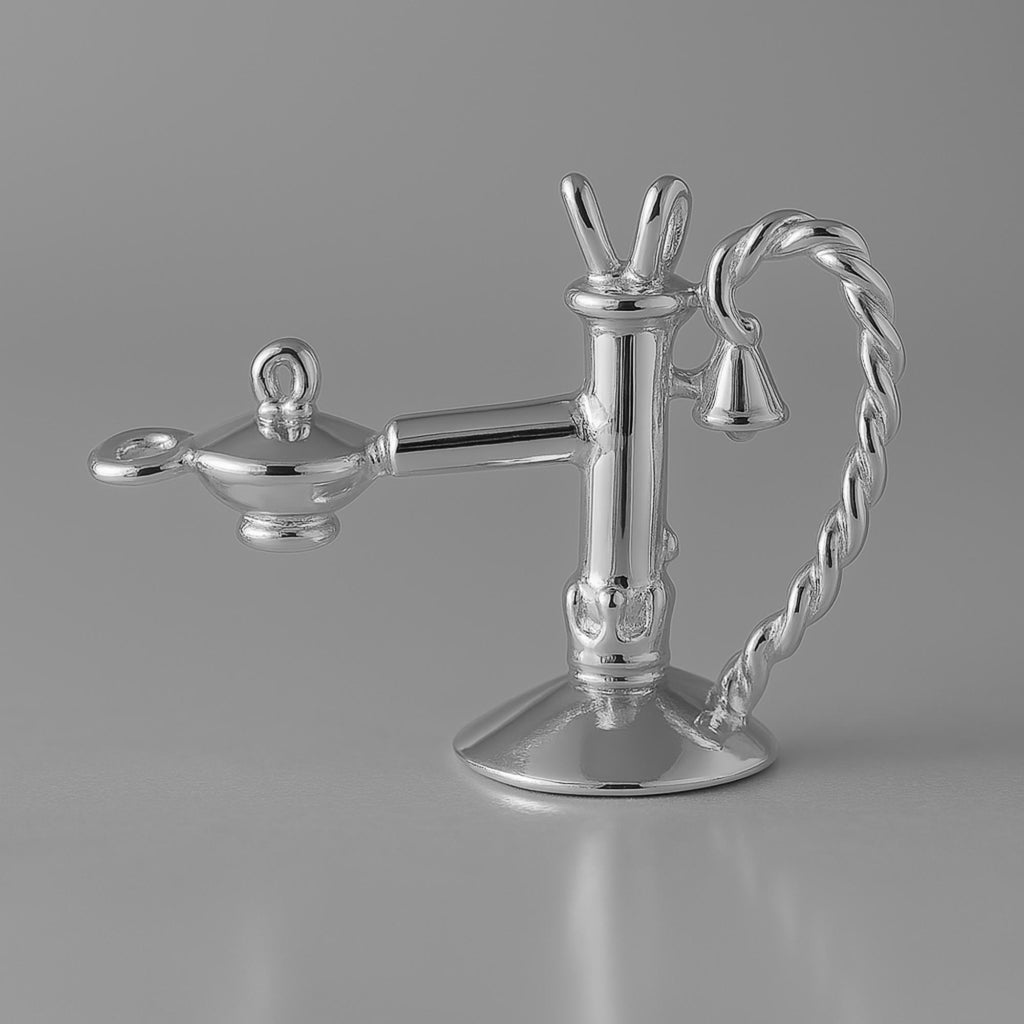 950 Platinum - Candlestick Telephone Charm