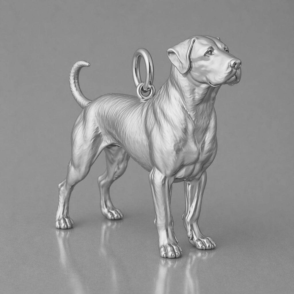 950 Platinum - Rottweiler Dog Charm